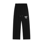 Men's Letter Embroidery Sports Straight Sweatpants