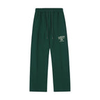 Men's Letter Embroidery Sports Straight Sweatpants