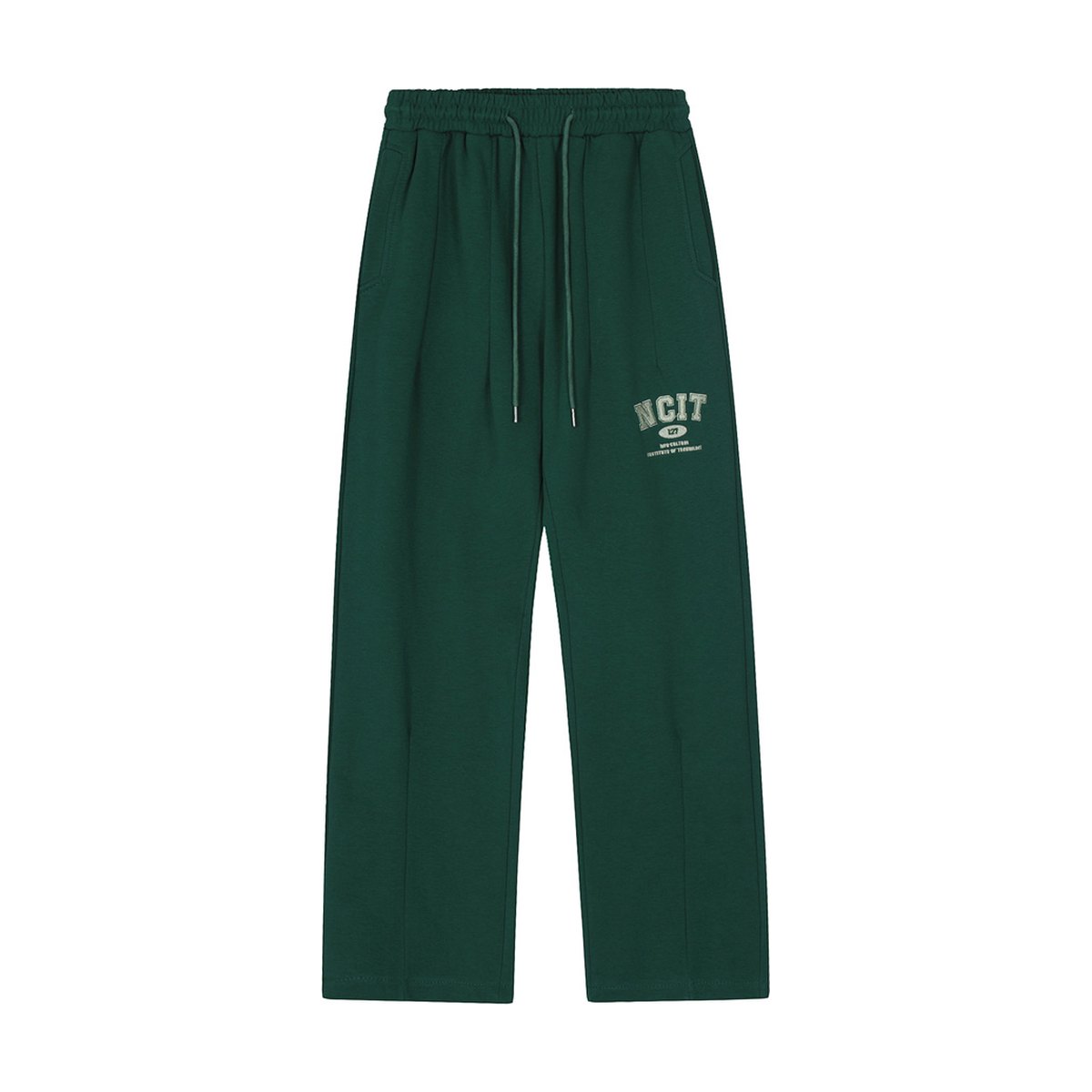 Men's Letter Embroidery Sports Straight Sweatpants