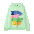 Men's Letter Inkjet Printed Hoodie