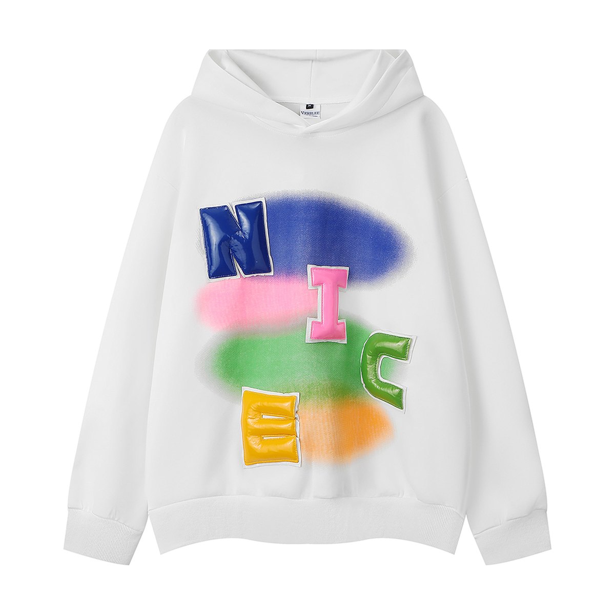 Men's Letter Inkjet Printed Hoodie