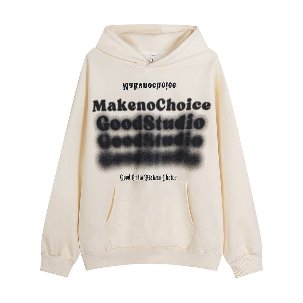 Men's Letter Print Sweatshirt Loose Casual