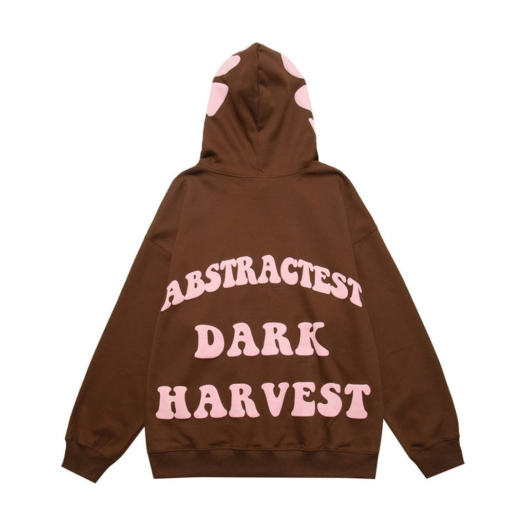 Men's Letter Printed Hoodie Pullover