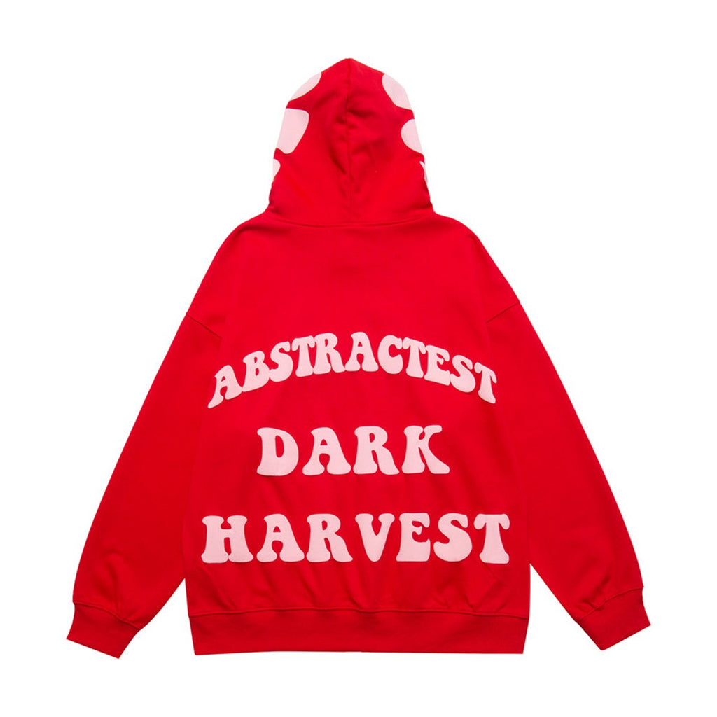 Men's Letter Printed Hoodie Pullover