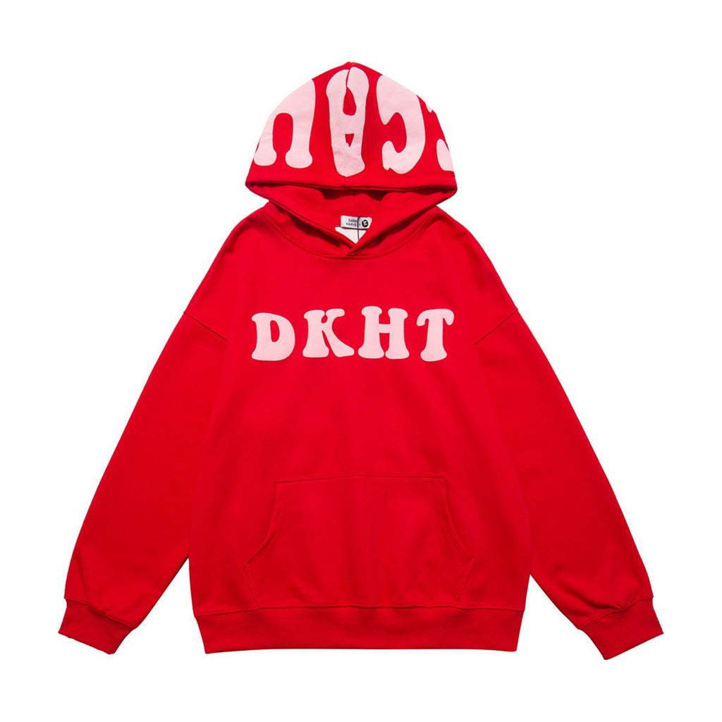 Men's Letter Printed Hoodie Pullover
