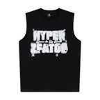 Men's Letter Printing Casual Vest