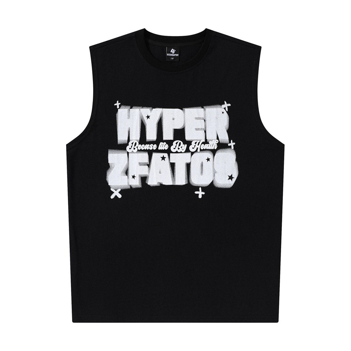 Men's Letter Printing Casual Vest