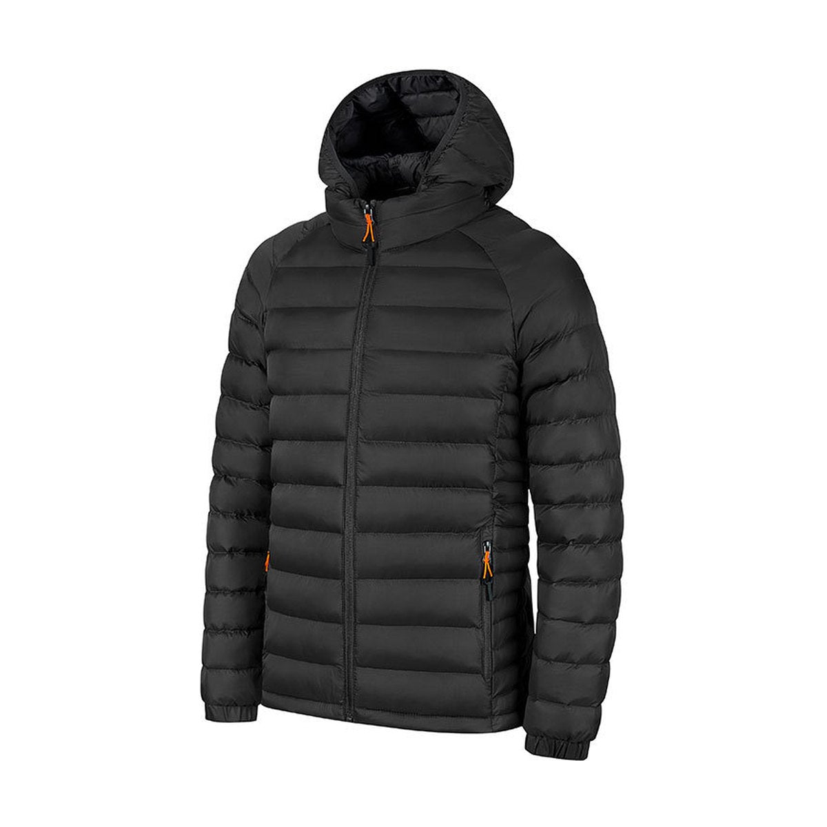 Men's Lightweight Hooded Coat Pockets Warm Portable Zipper