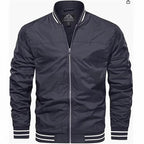 Men's Lightweight Windbreaker Bomber Jacket