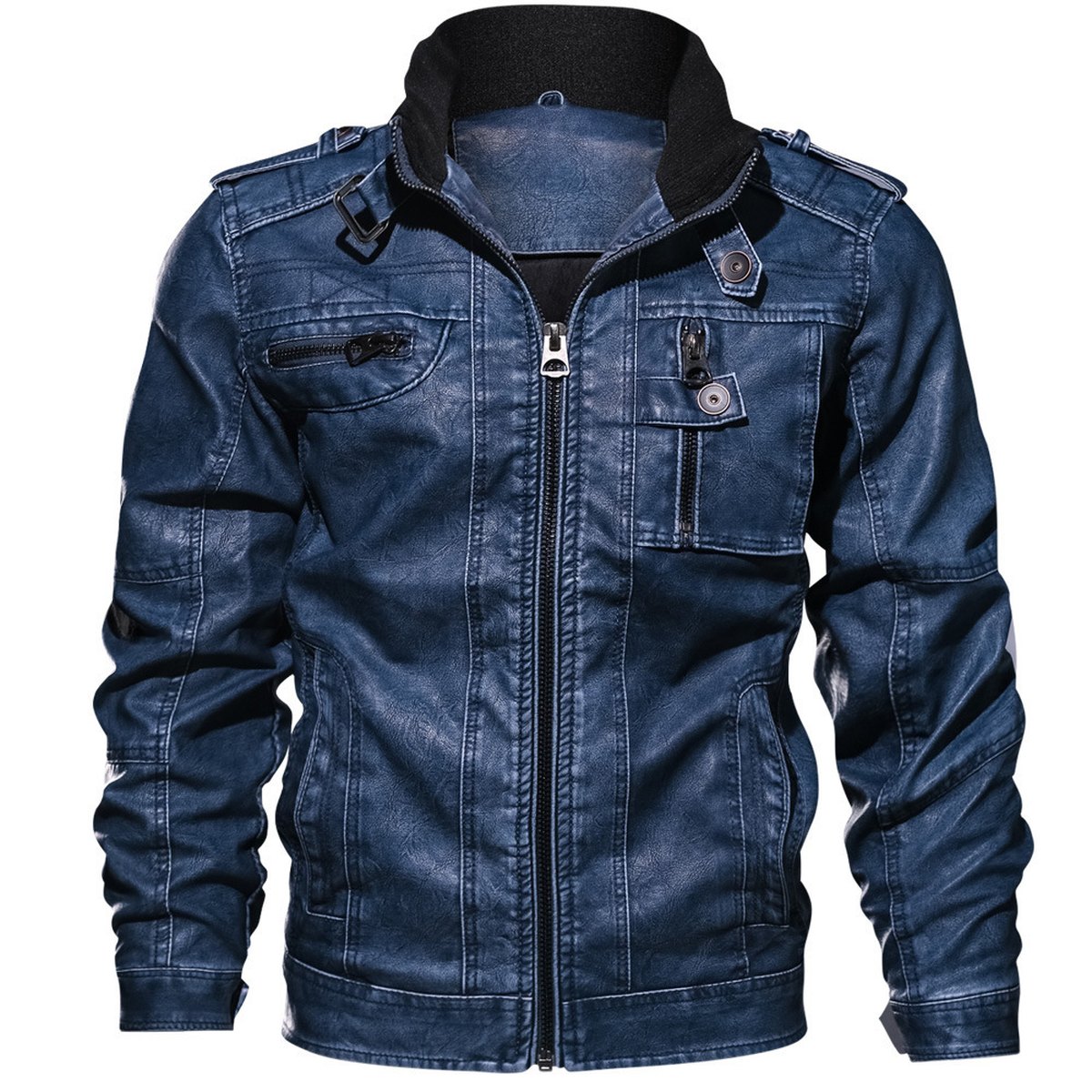 Men's Lj09-momenti Istantanei Leather Jacket