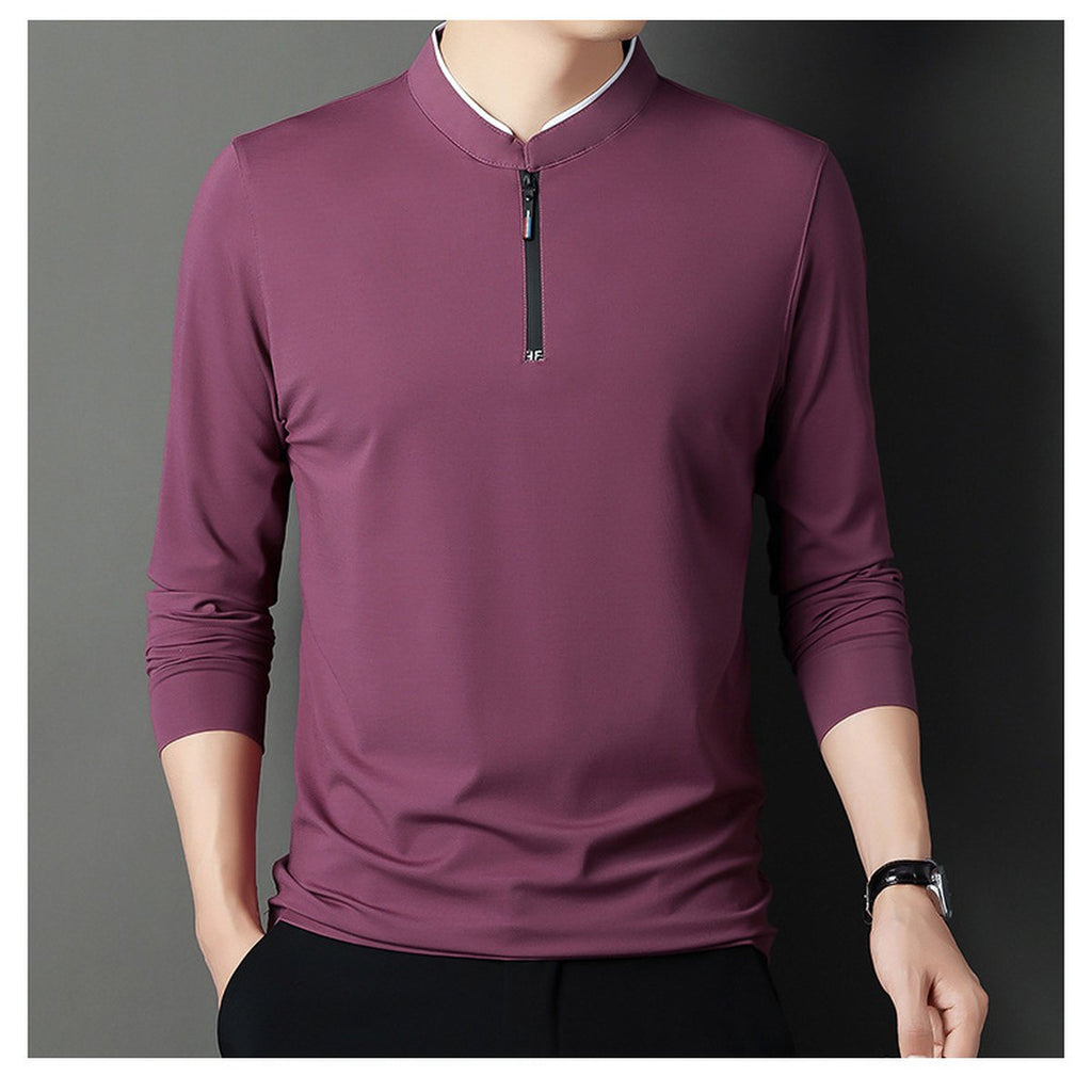Men's Long Sleeve T - Shirt Leisure Young