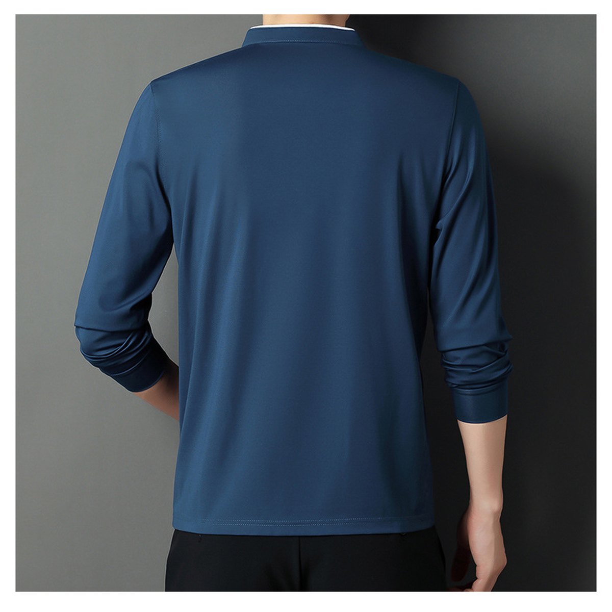 Men's Long Sleeve T - Shirt Leisure Young
