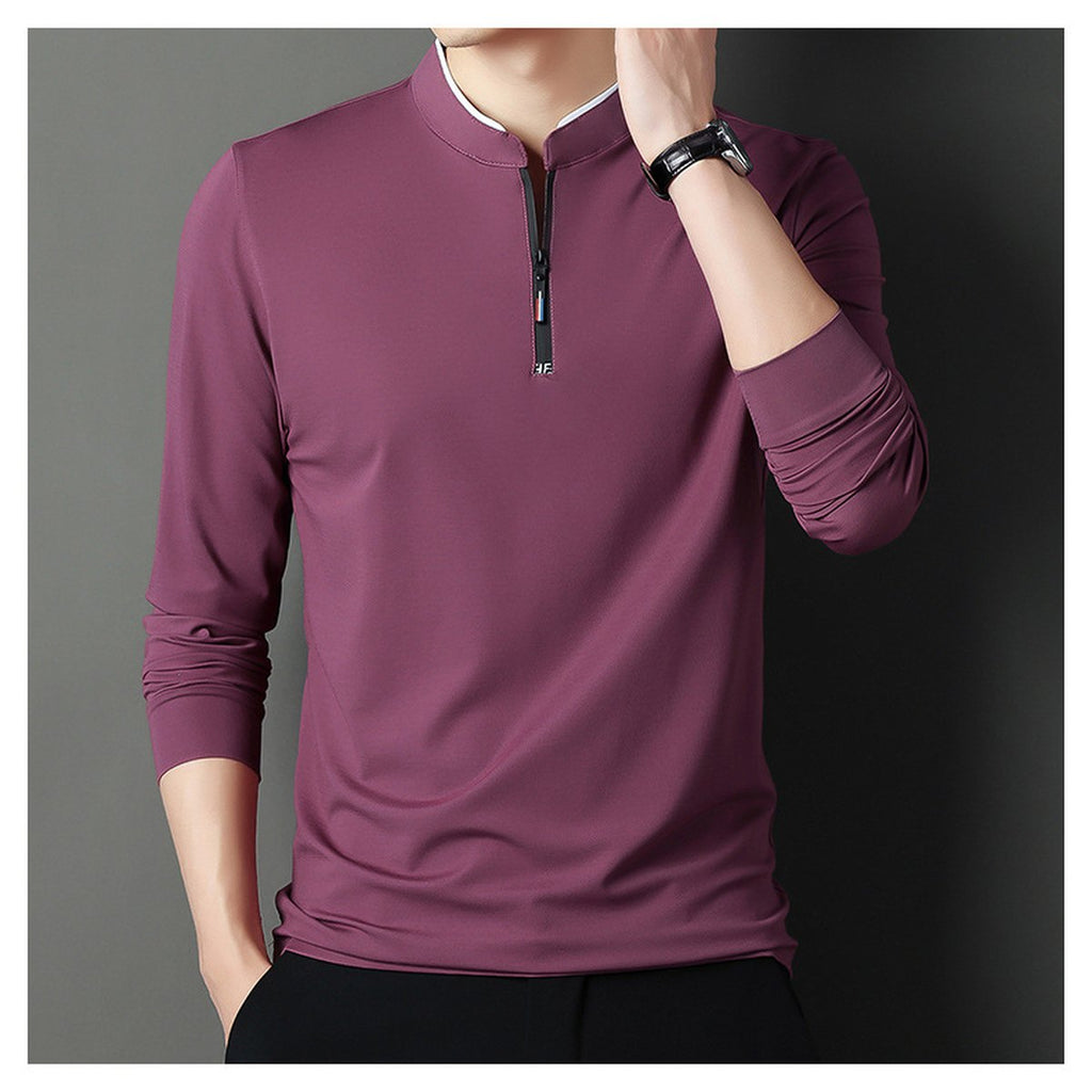 Men's Long Sleeve T - Shirt Leisure Young