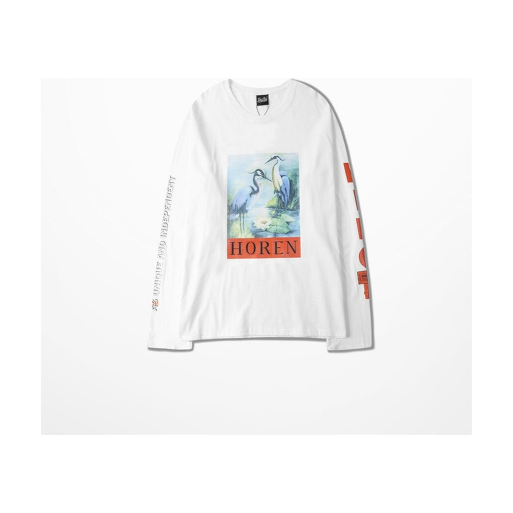 Men's Long Sleeve T-shirt Retro Funny