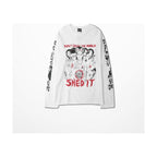 Men's Long Sleeve T-shirt Retro Funny