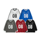 Men's Long Sleeve T-shirt Street American Jersey Top