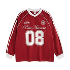 Men's Long Sleeve T-shirt Street American Jersey Top