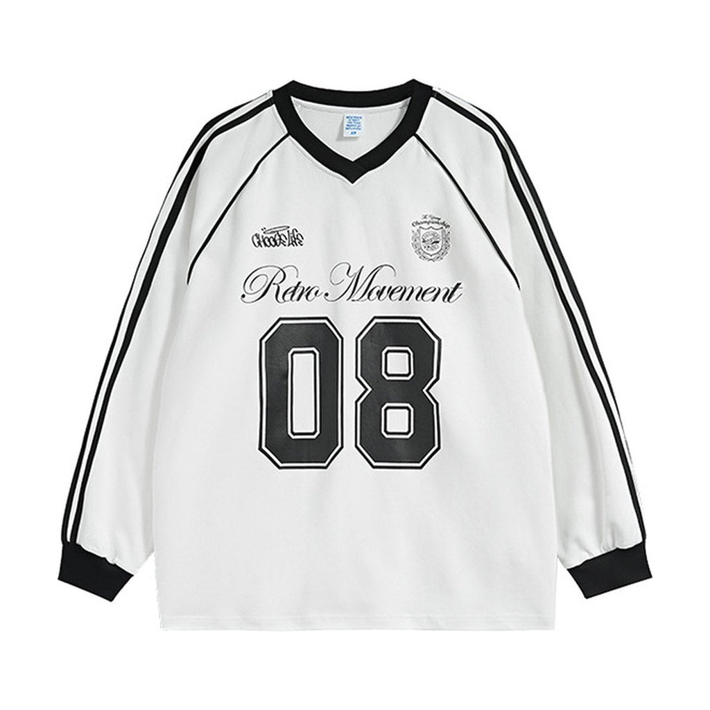 Men's Long Sleeve T-shirt Street American Jersey Top
