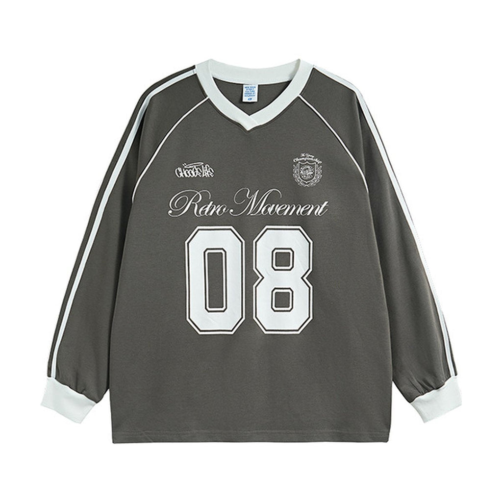 Men's Long Sleeve T-shirt Street American Jersey Top
