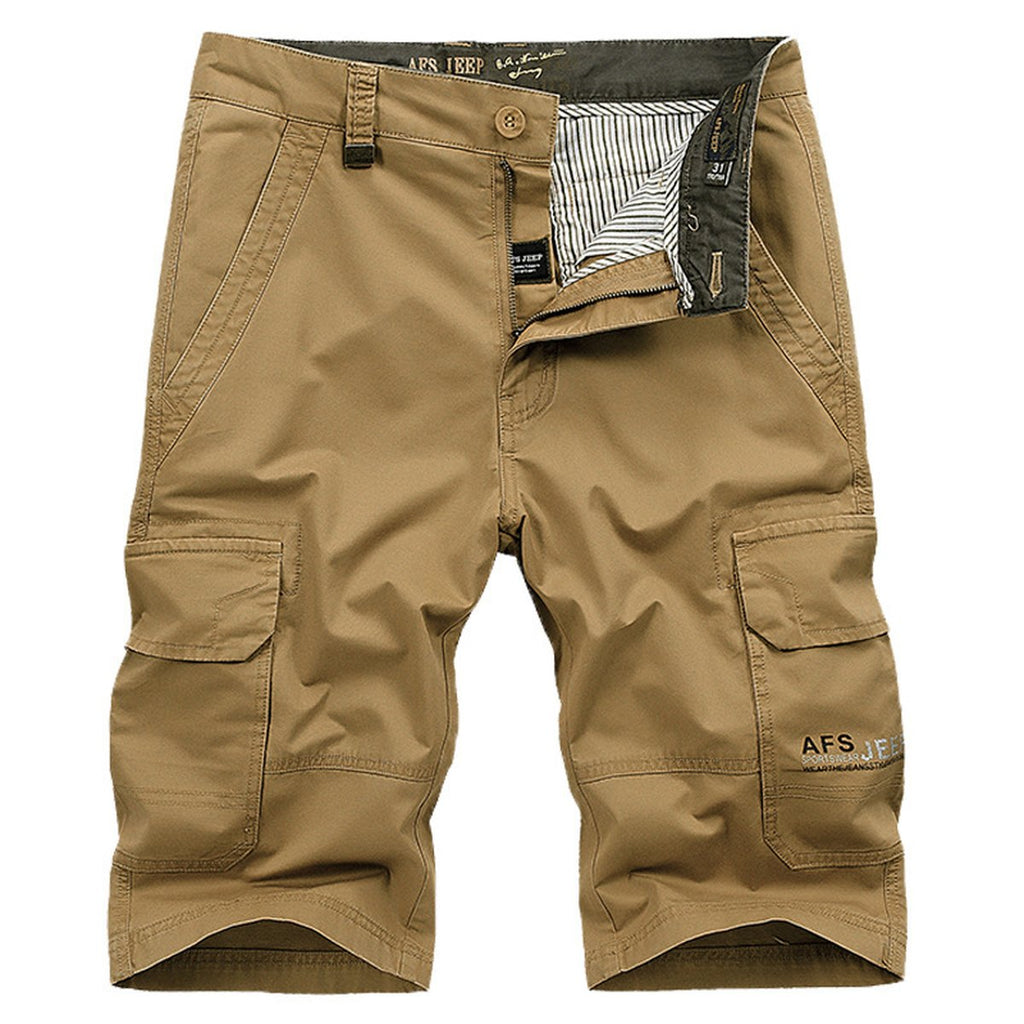 Men's Loose Cargo Overall Shorts
