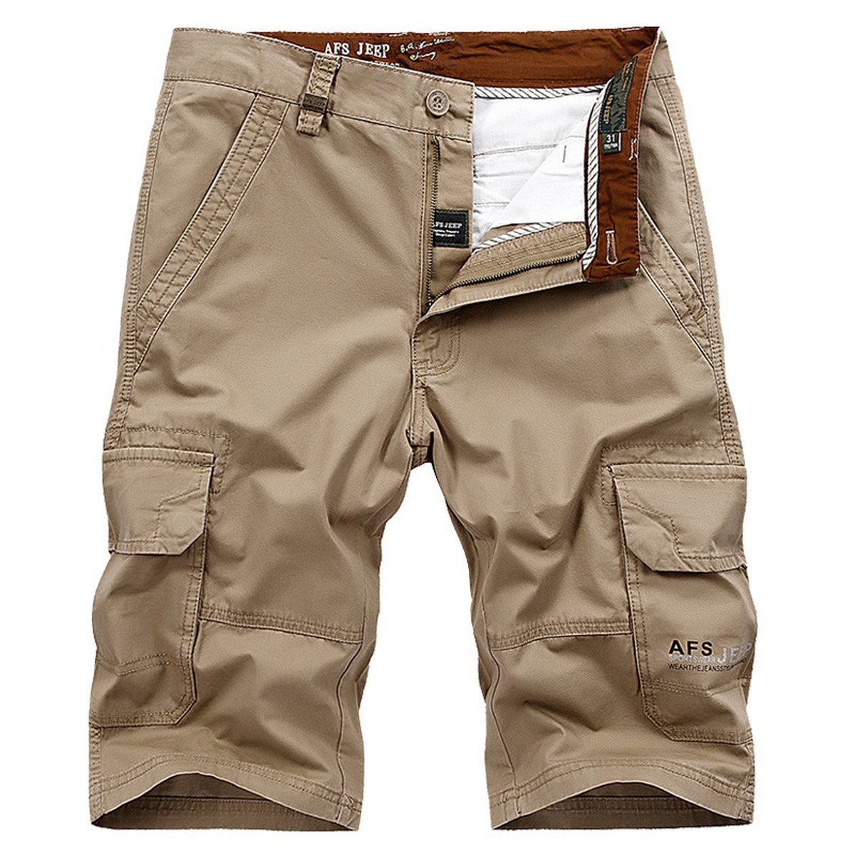 Men's Loose Cargo Overall Shorts
