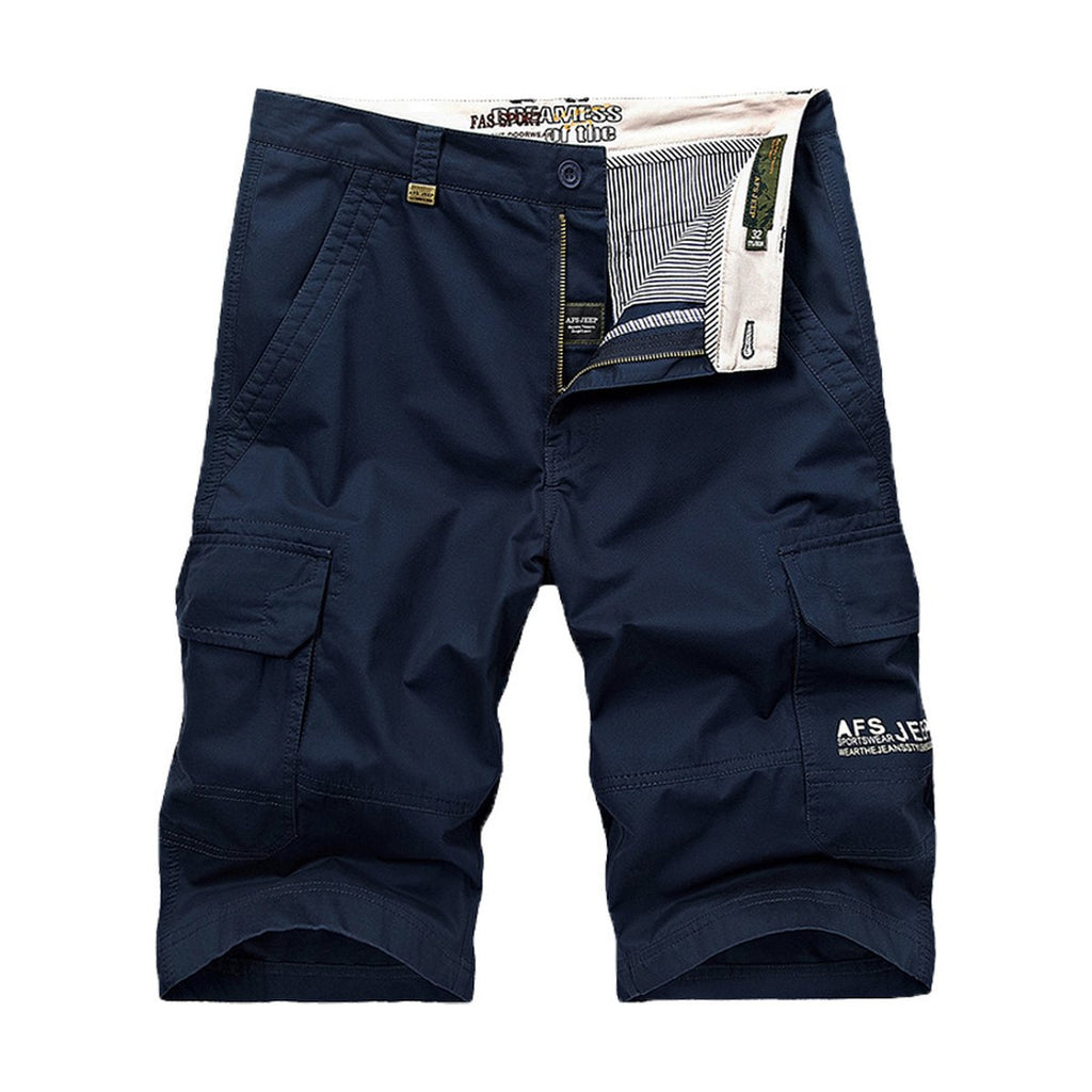 Men's Loose Cargo Overall Shorts