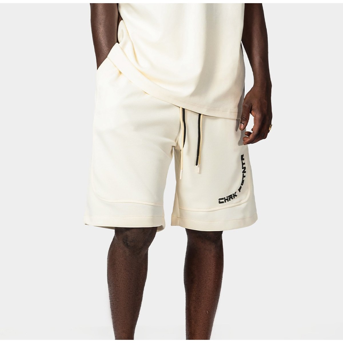 Men's Loose Puff Print Shorts Sweatpants