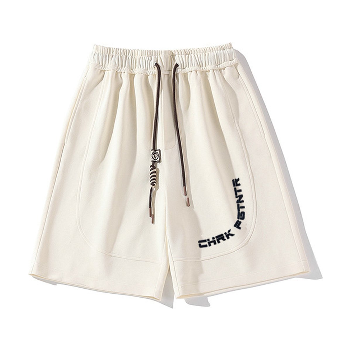 Men's Loose Puff Print Shorts Sweatpants
