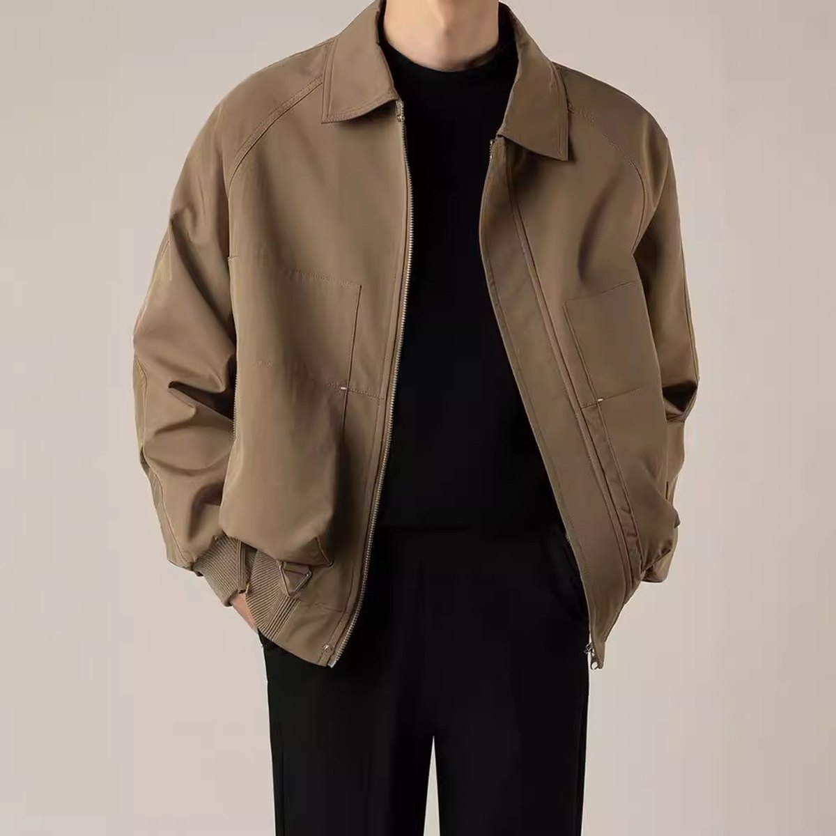 Men's Loose Short Lapels Jacket