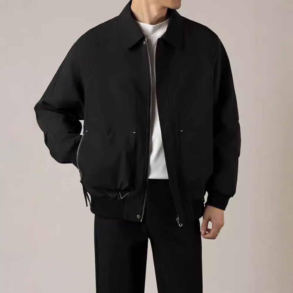 Men's Loose Short Lapels Jacket