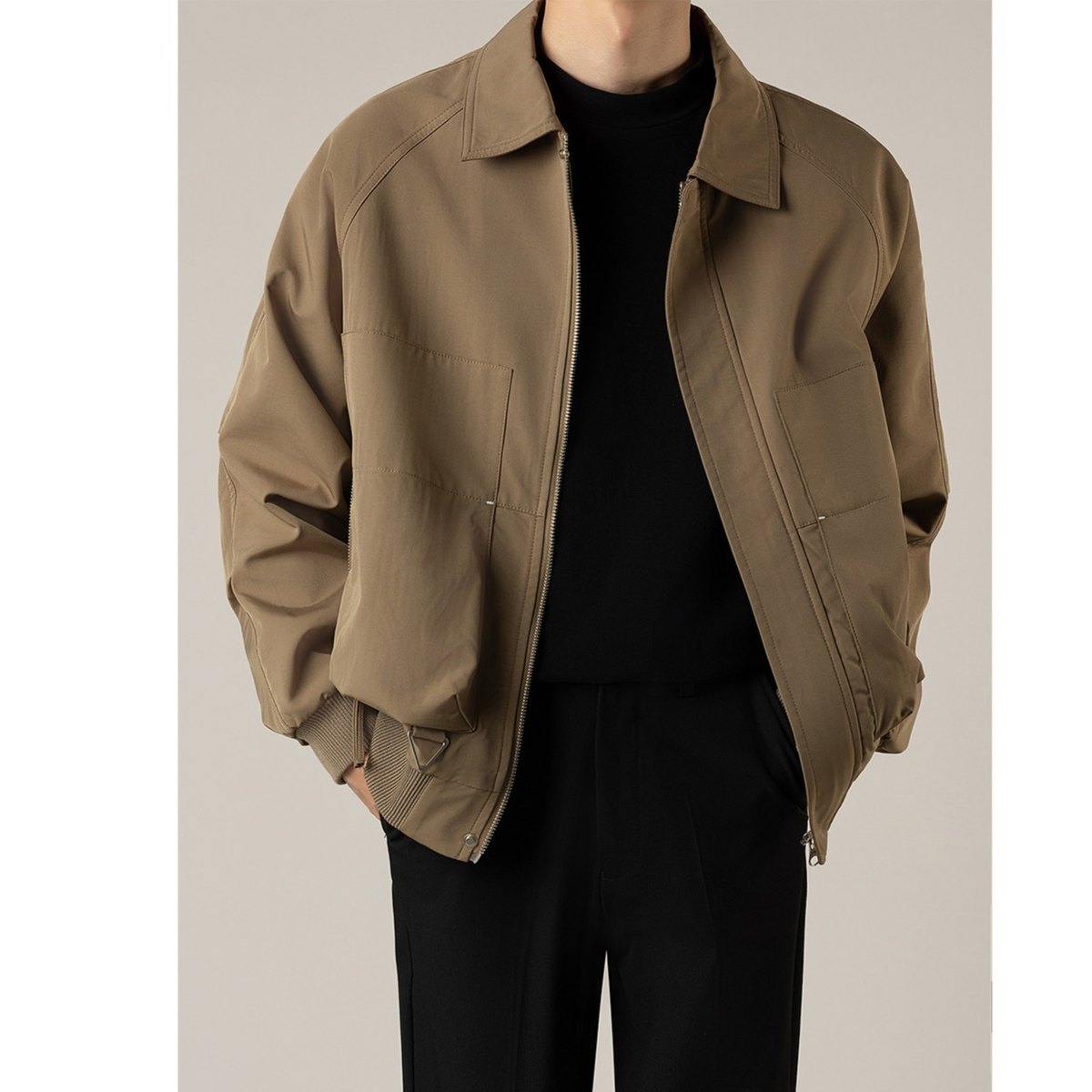 Men's Loose Short Lapels Jacket