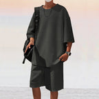 Men's Loose Short Sleeve Suit