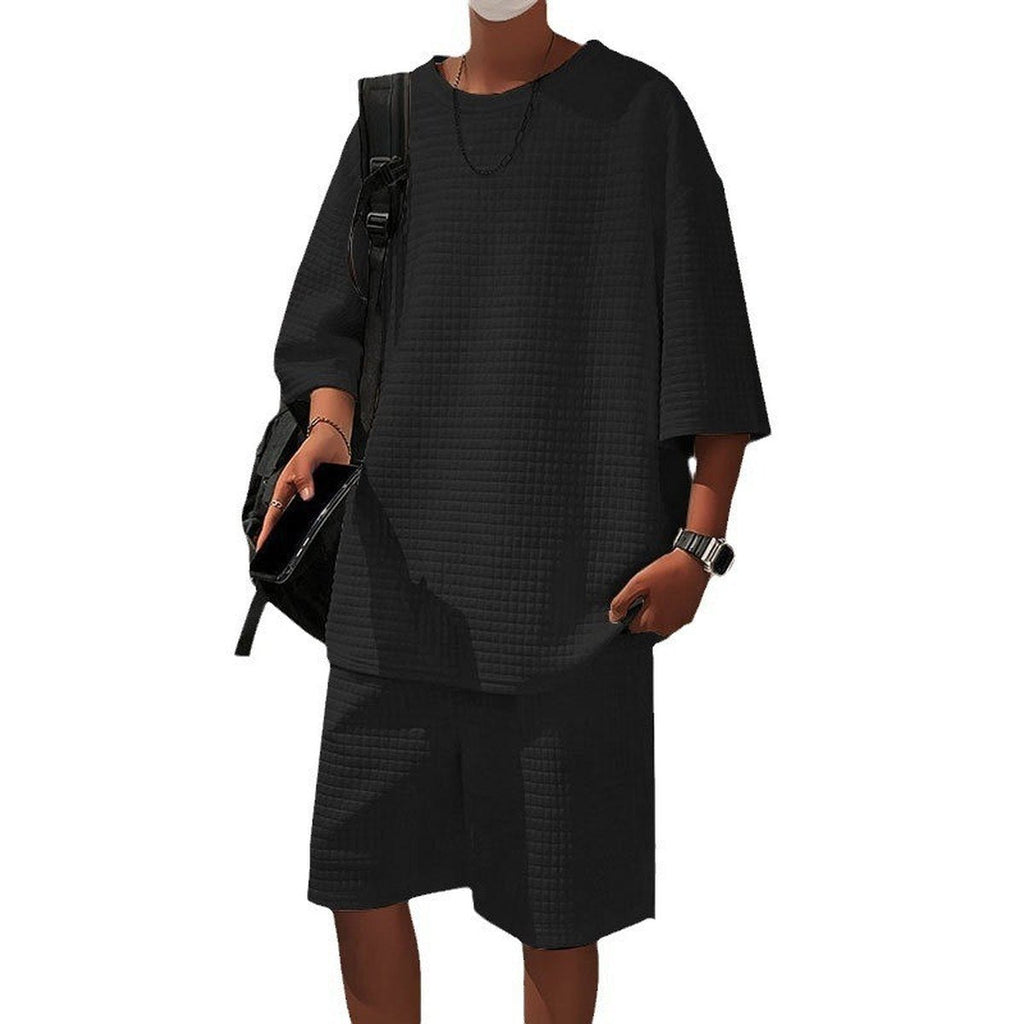Men's Loose Short Sleeve Suit