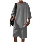 Men's Loose Short Sleeve Suit