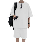 Men's Loose Short Sleeve Suit
