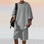 Men's Loose Short Sleeve Suit