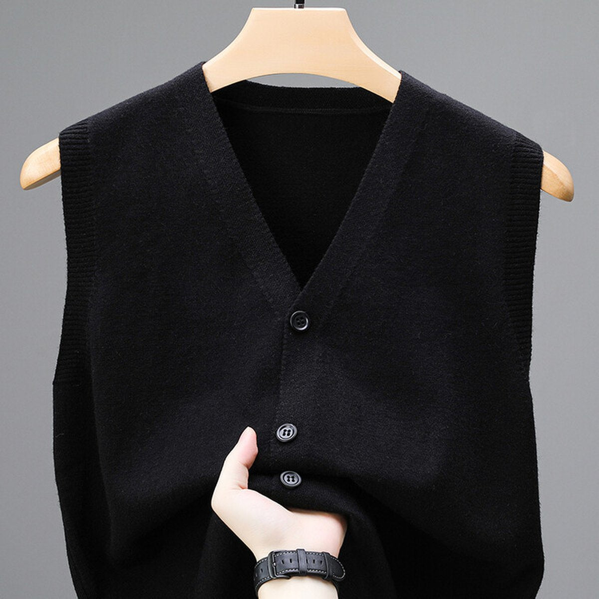 Men's Loose Sleeveless Knitwear Vest
