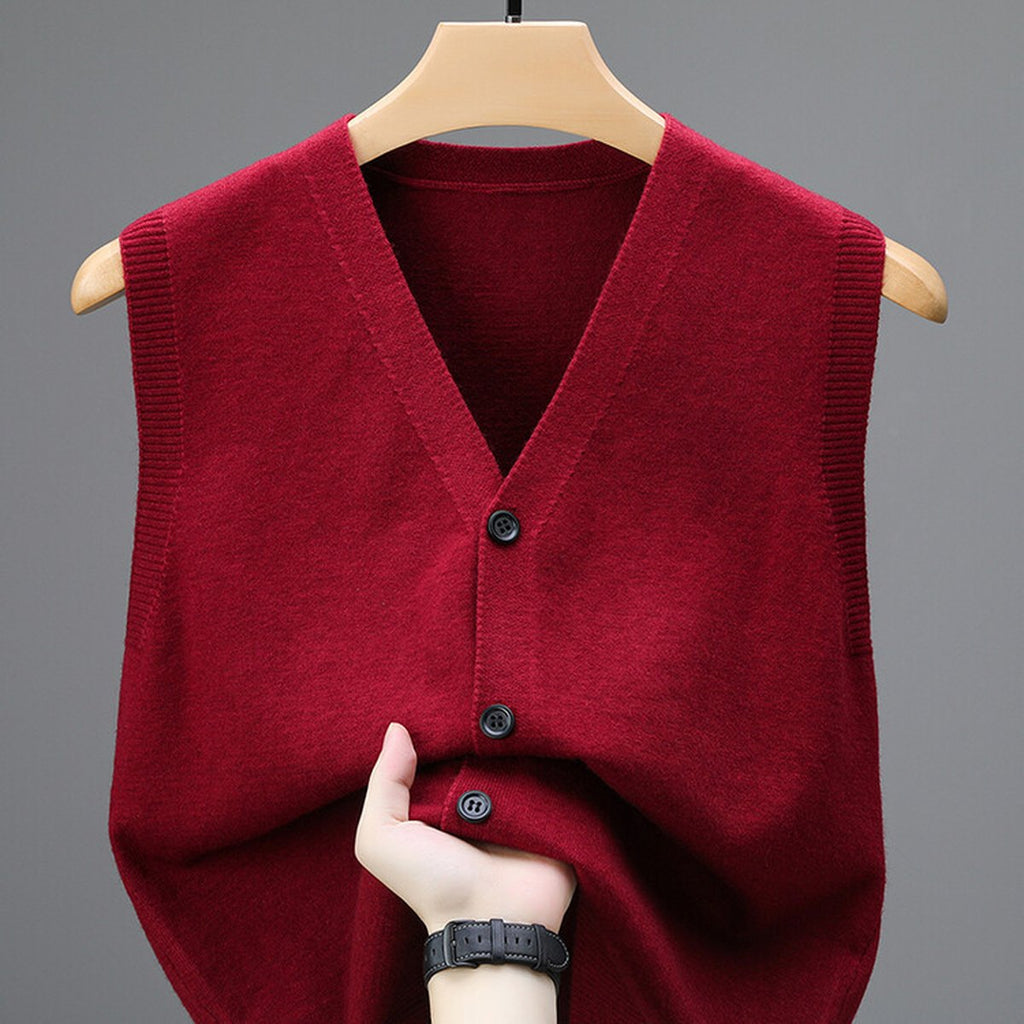 Men's Loose Sleeveless Knitwear Vest