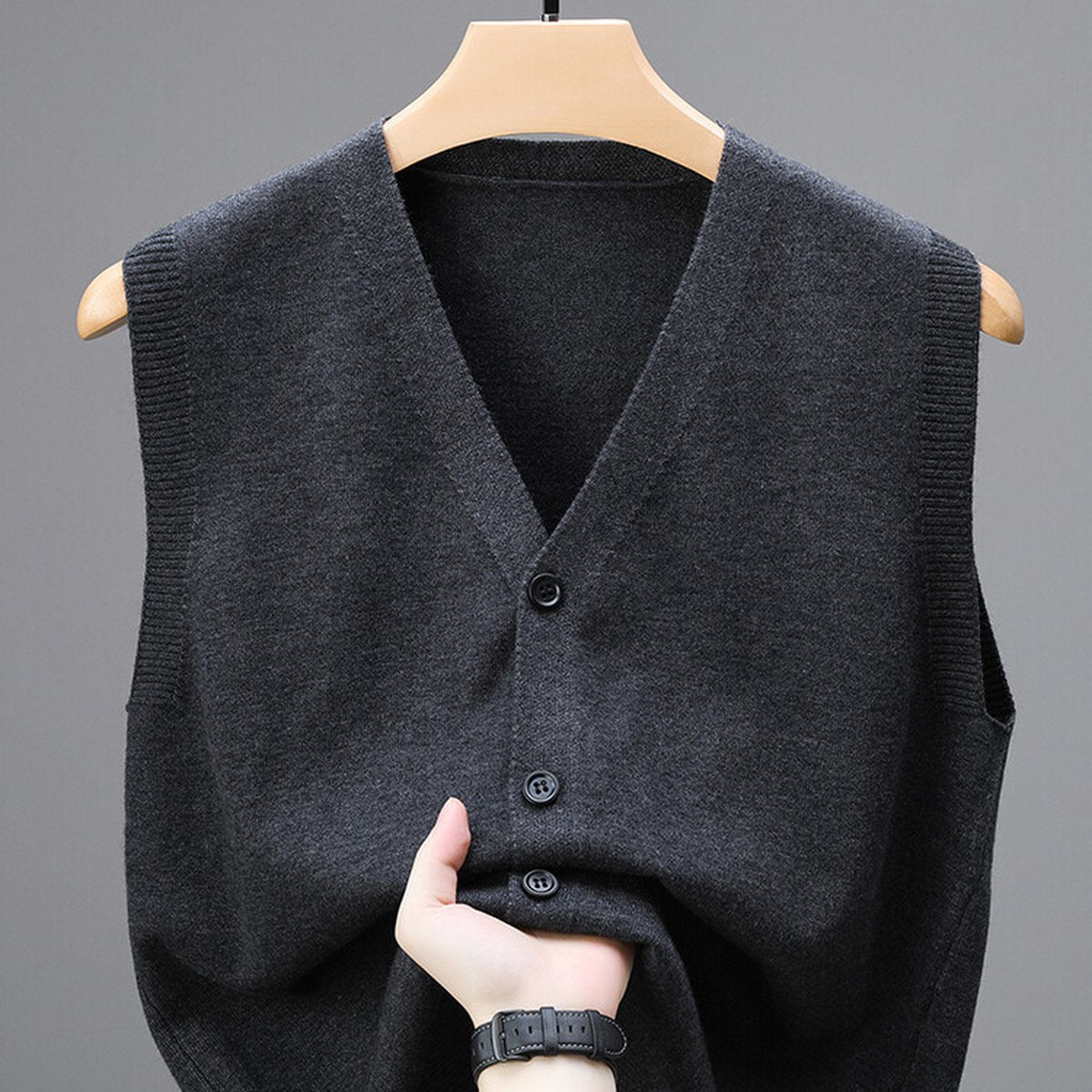 Men's Loose Sleeveless Knitwear Vest