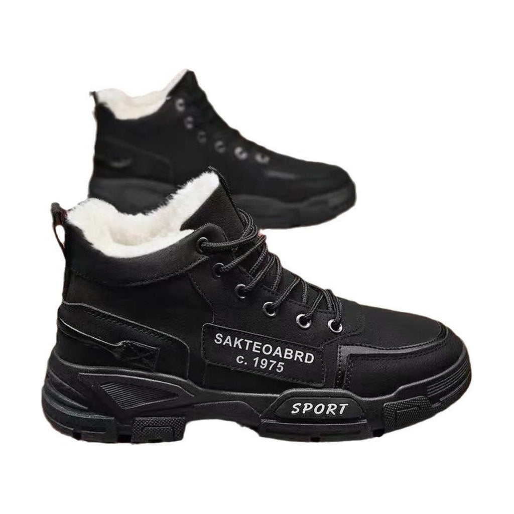Men's Martin Boots Fleece-lined Warm Waterproof Non-slip Snow