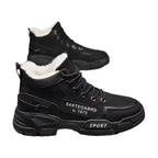 Men's Martin Boots Fleece-lined Warm Waterproof Non-slip Snow