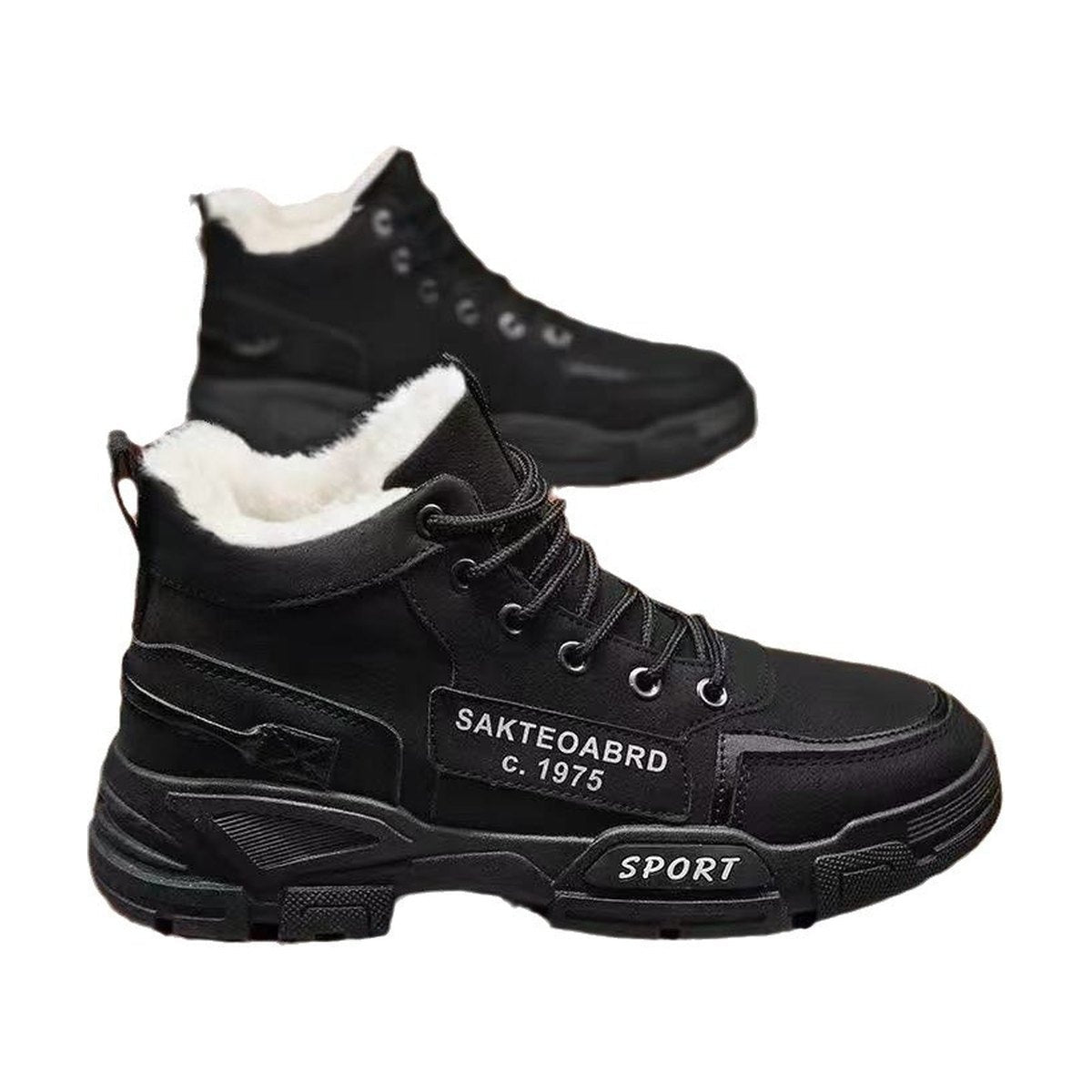 Men's Martin Boots Fleece-lined Warm Waterproof Non-slip Snow