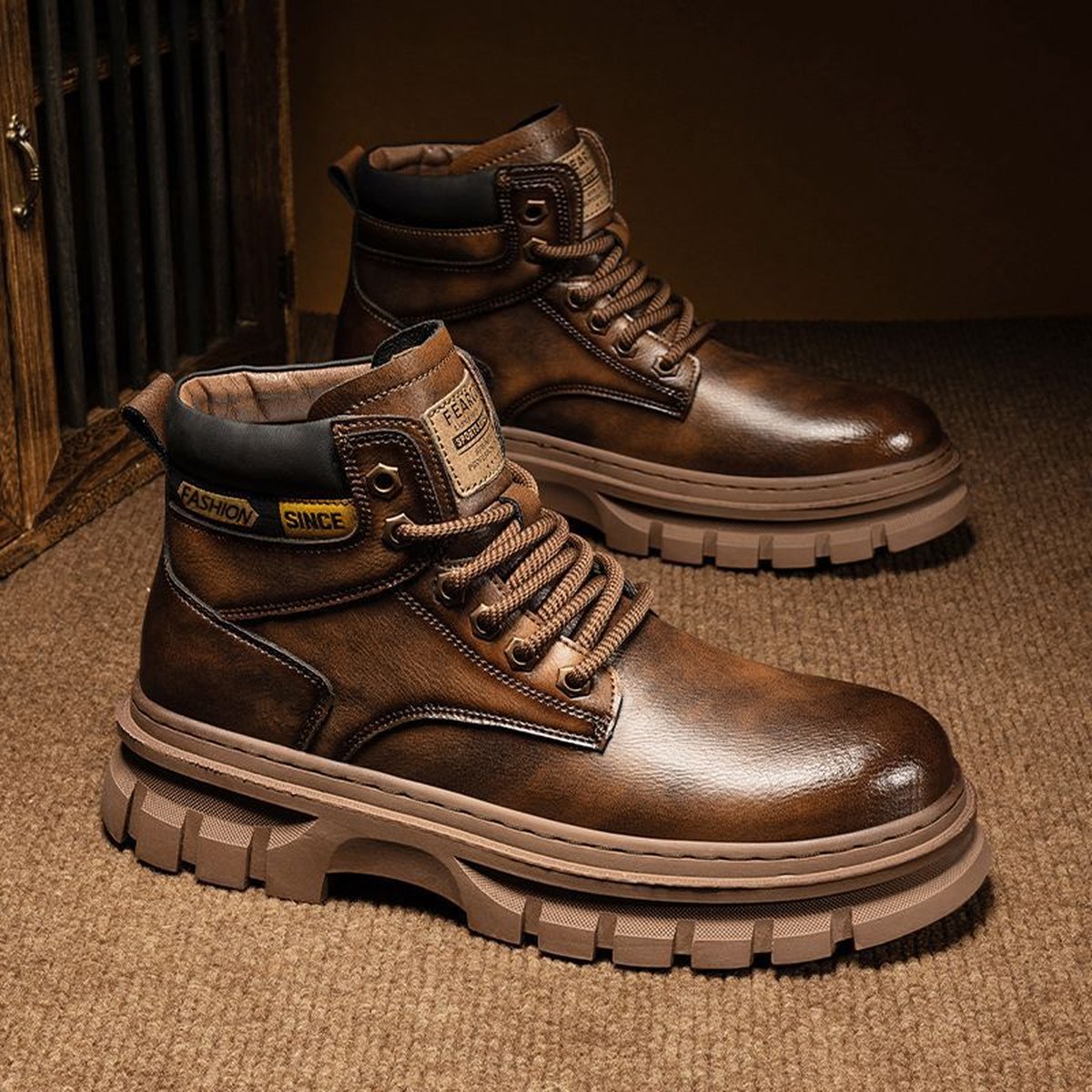 Men's Martin Boots High Top British Working Wear