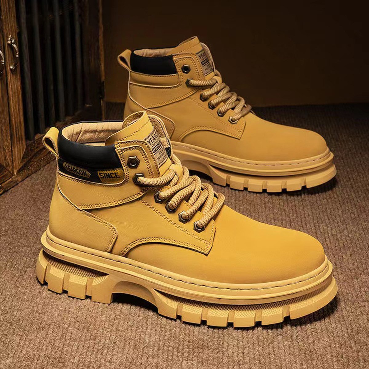 Men's Martin Boots High Top British Working Wear