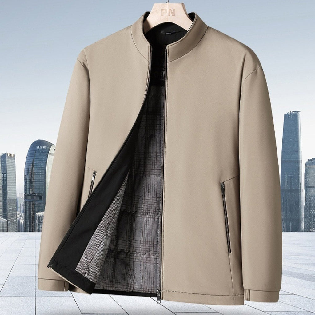 Men's Middle-aged Fleece Padded Jacket