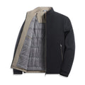 Men's Middle-aged Fleece Padded Jacket