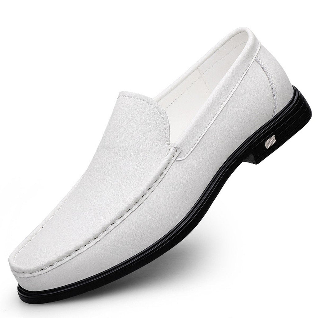 Men's Multi-color Cowhide Casual Loafers
