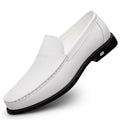 Men's Multi-color Cowhide Casual Loafers