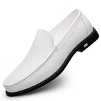 Men's Multi-color Cowhide Casual Loafers