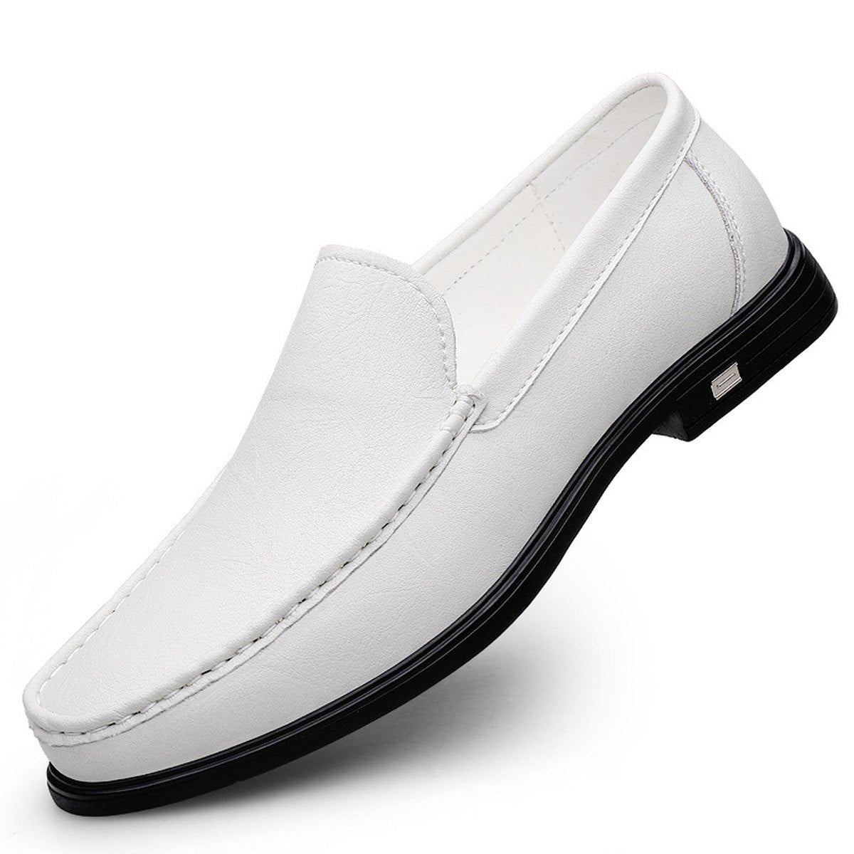 Men's Multi-color Cowhide Casual Loafers